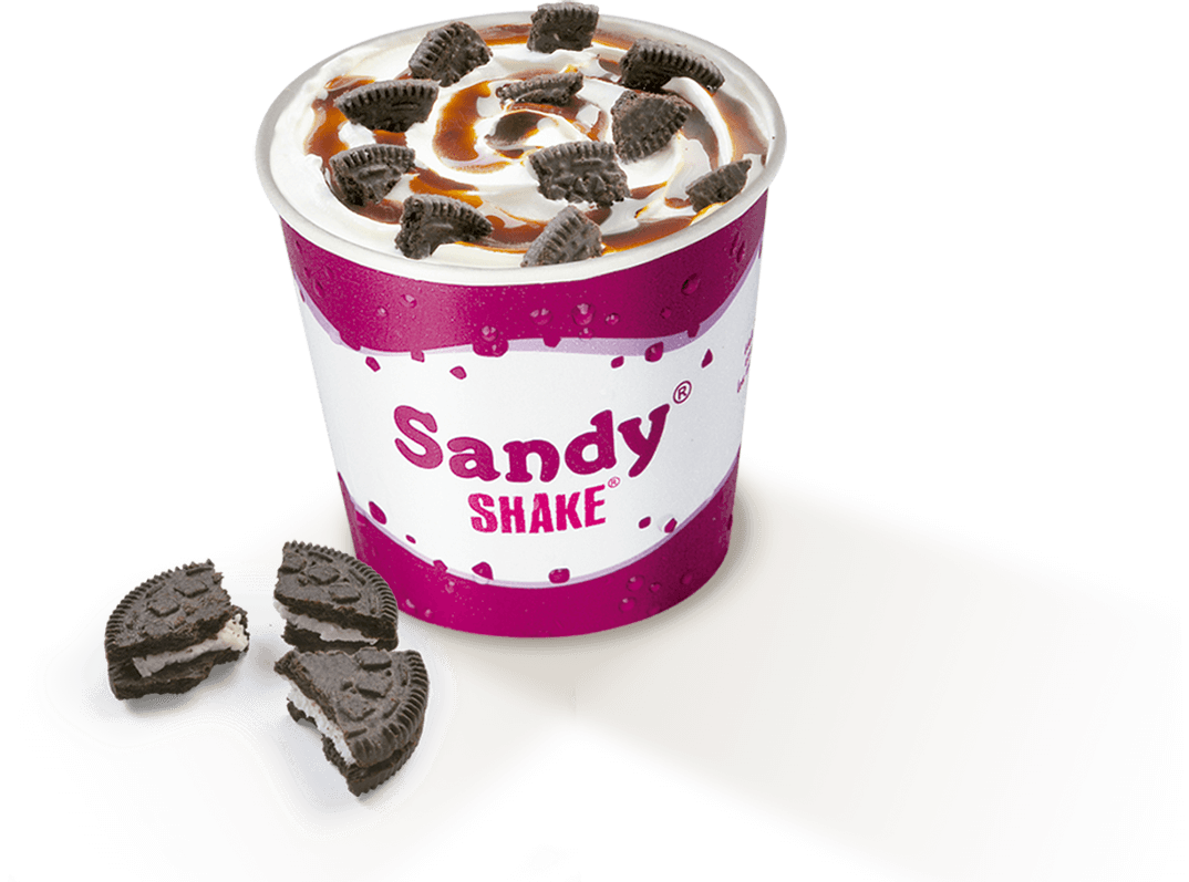 sandy shake oreo
